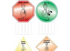Sign Language Directional Poster