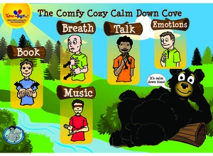 Comfy Cozy Calm Down Cove Poster