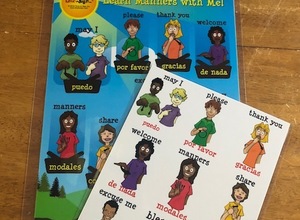 Manners Poster and Card Matching Set