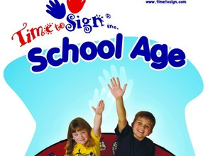 School Age Sign Language Book with DVD
