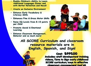 School Readiness  Young Children Curriculum and  Staff Development Training Video