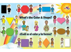 Sign Language Colors and Shapes Poster